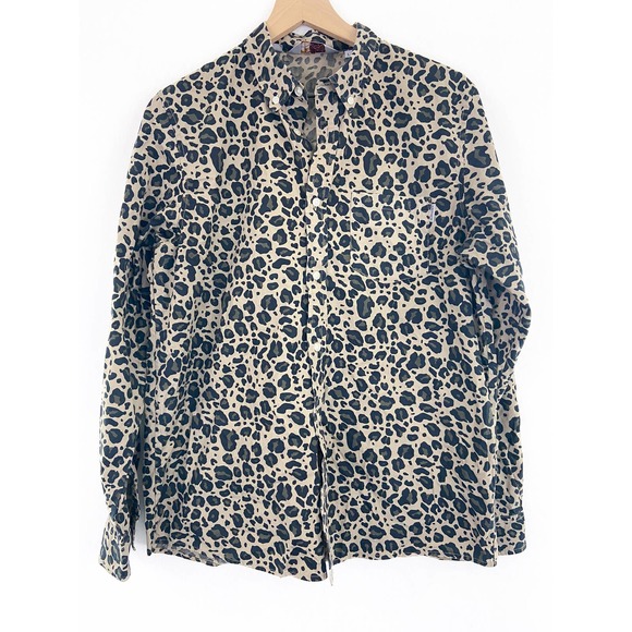 Carhartt Other - Carhartt Men's Long Sleeve La Rocha Leopard Print Button Up Down Shirt Slim L